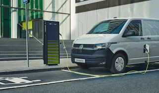 Volkswagen e-Transporter charging