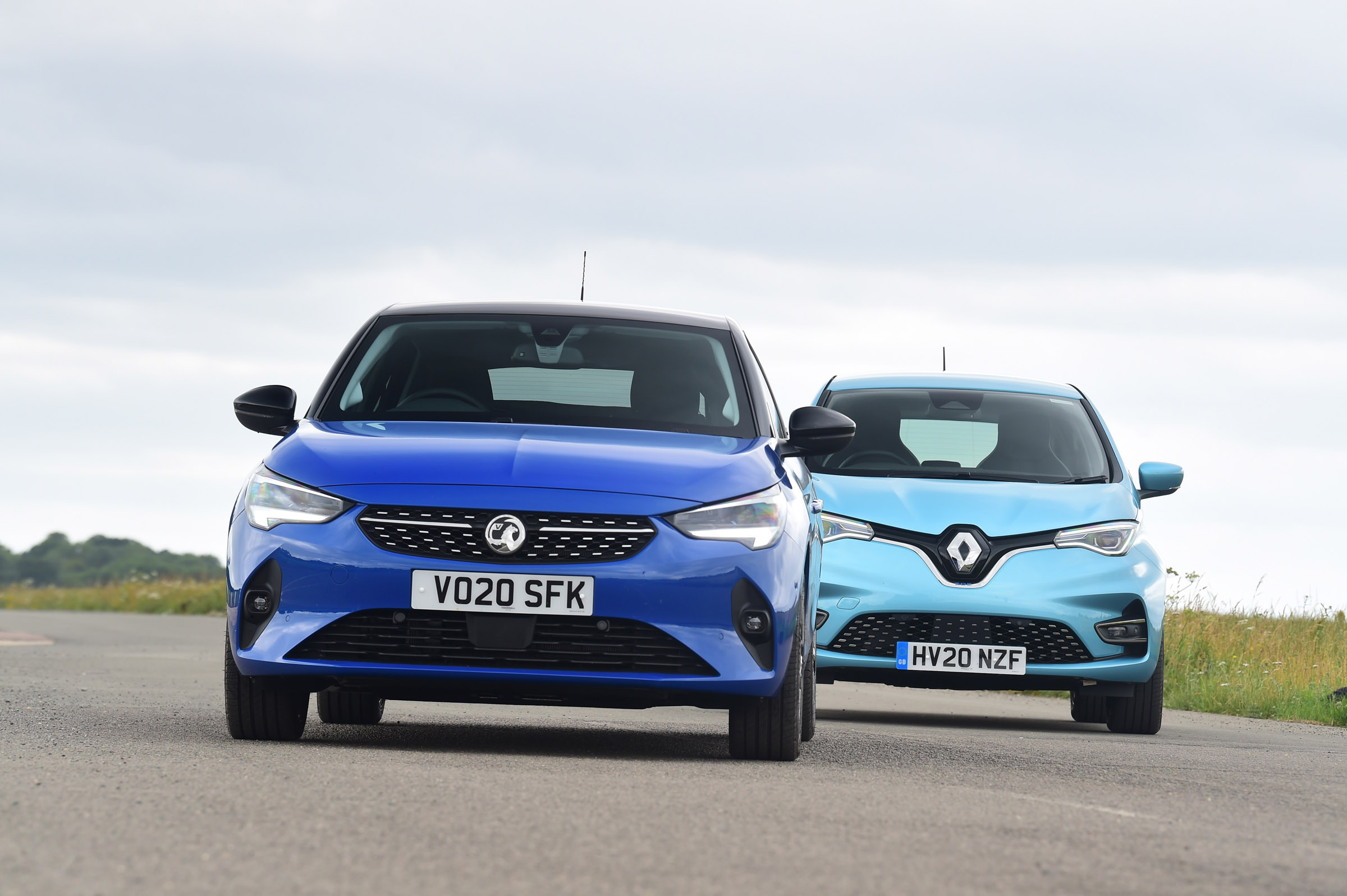 Renault ZOE vs Vauxhall Corsa-e