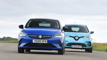 Renault ZOE vs Vauxhall Corsa-e