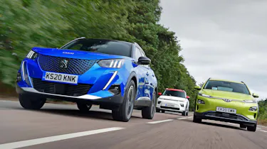 Peugeot e-2008 vs Kia Soul EV vs Hyundai Kona Electric