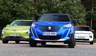 Hyundai Kona Electric vs Peugeot e-2008 vs Kia Soul EV