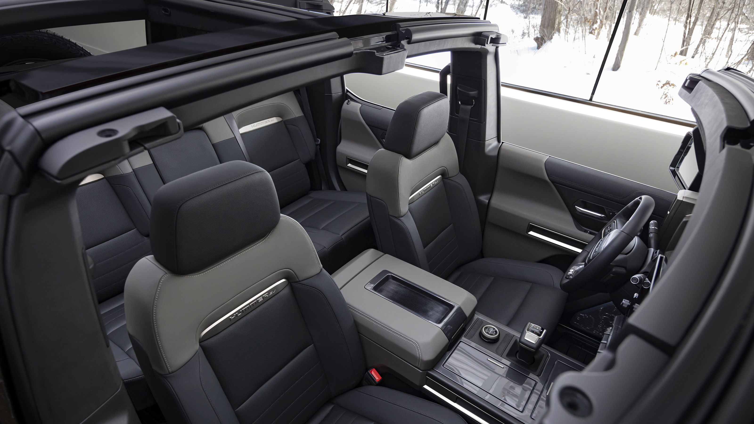 Electric GMC Hummer SUV - Interior