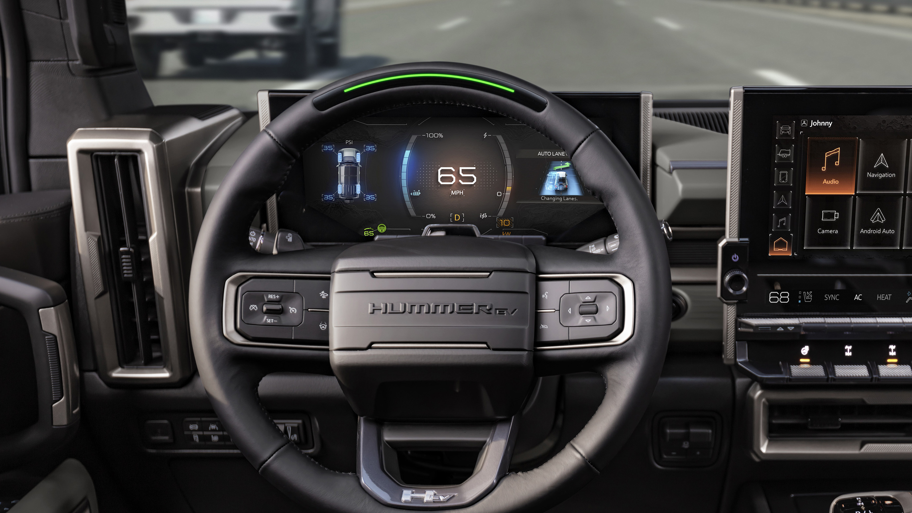 Electric GMC Hummer SUV - Interior
