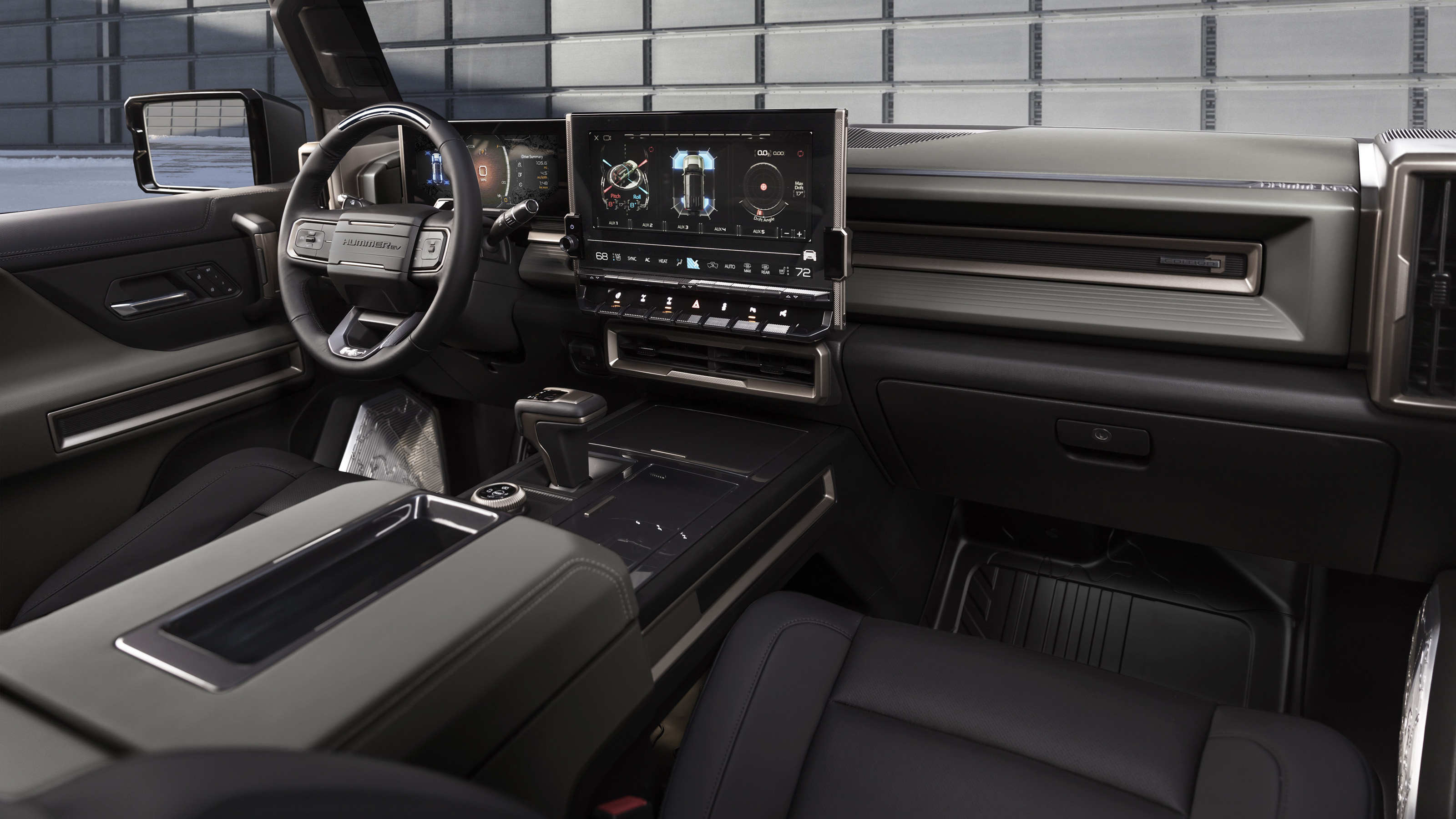 Electric GMC Hummer SUV - Interior