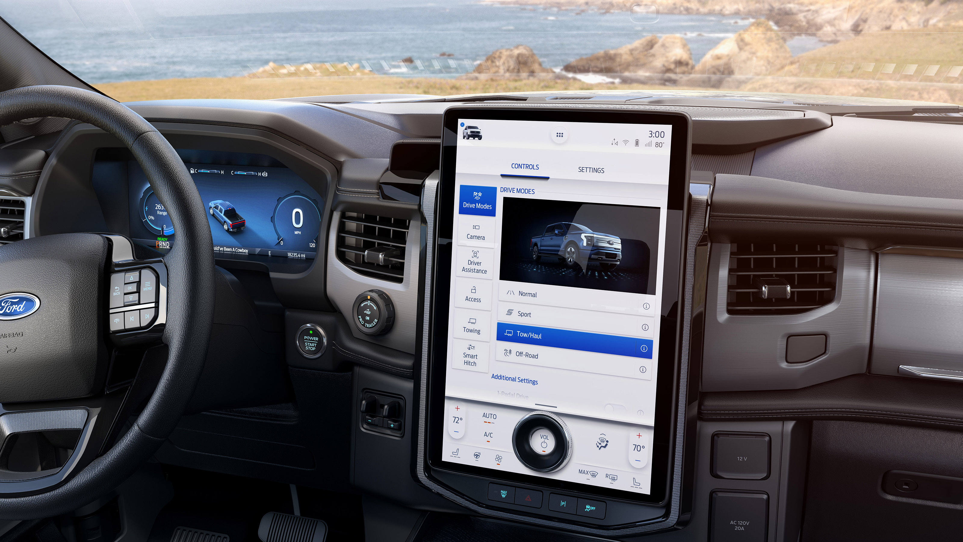 Ford F-150 Lightning interior