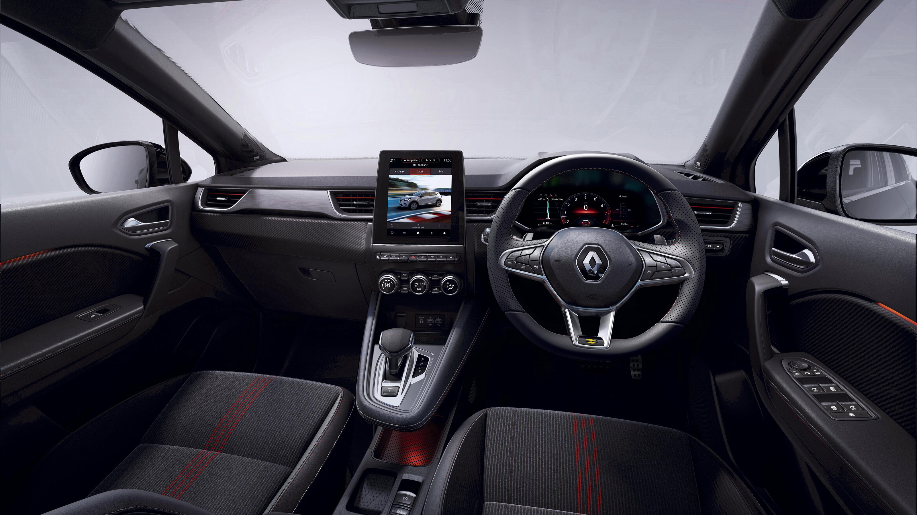 Renault Captur E-TECH full hybrid interior