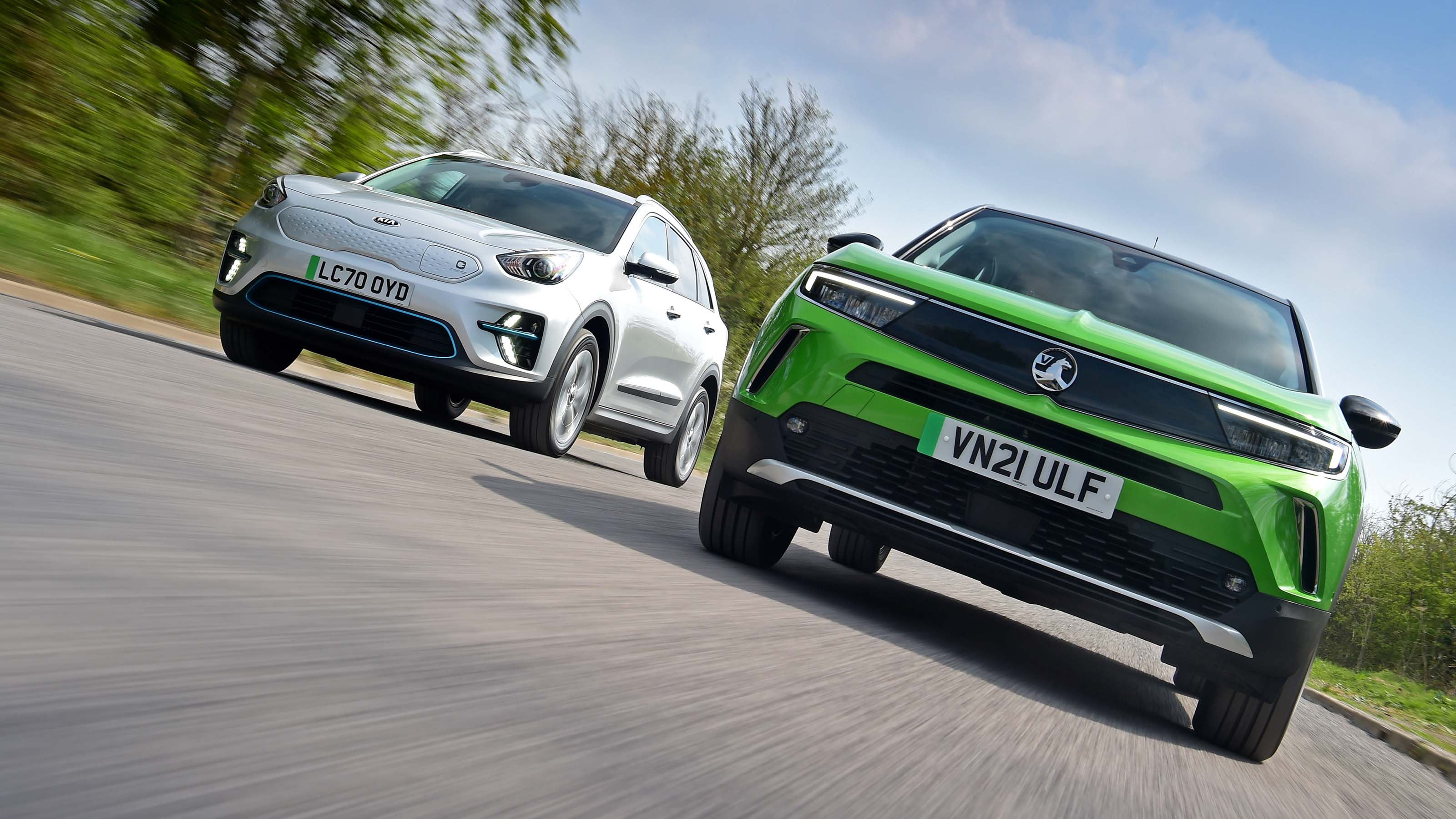 Kia e-Niro vs Vauxhall Mokka-e