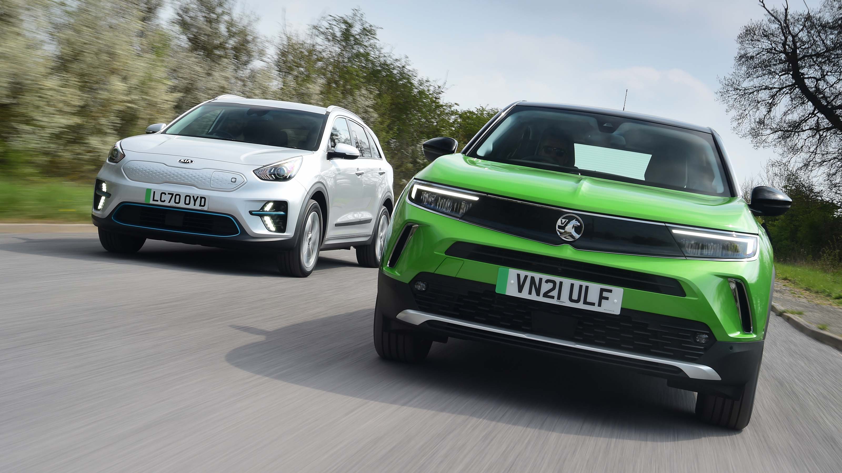 Kia e-Niro vs Vauxhall Mokka-e