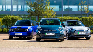 Fiat 500 vs Honda e vs MINI Electric