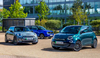 Honda e vs Fiat 500 vs MINI Electric