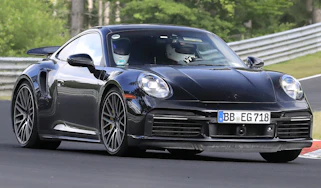 Hybrid Porsche 911 spy shot