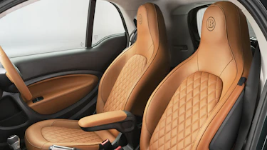 Smart EQ ForTwo Coupe Racing Green Edition interior