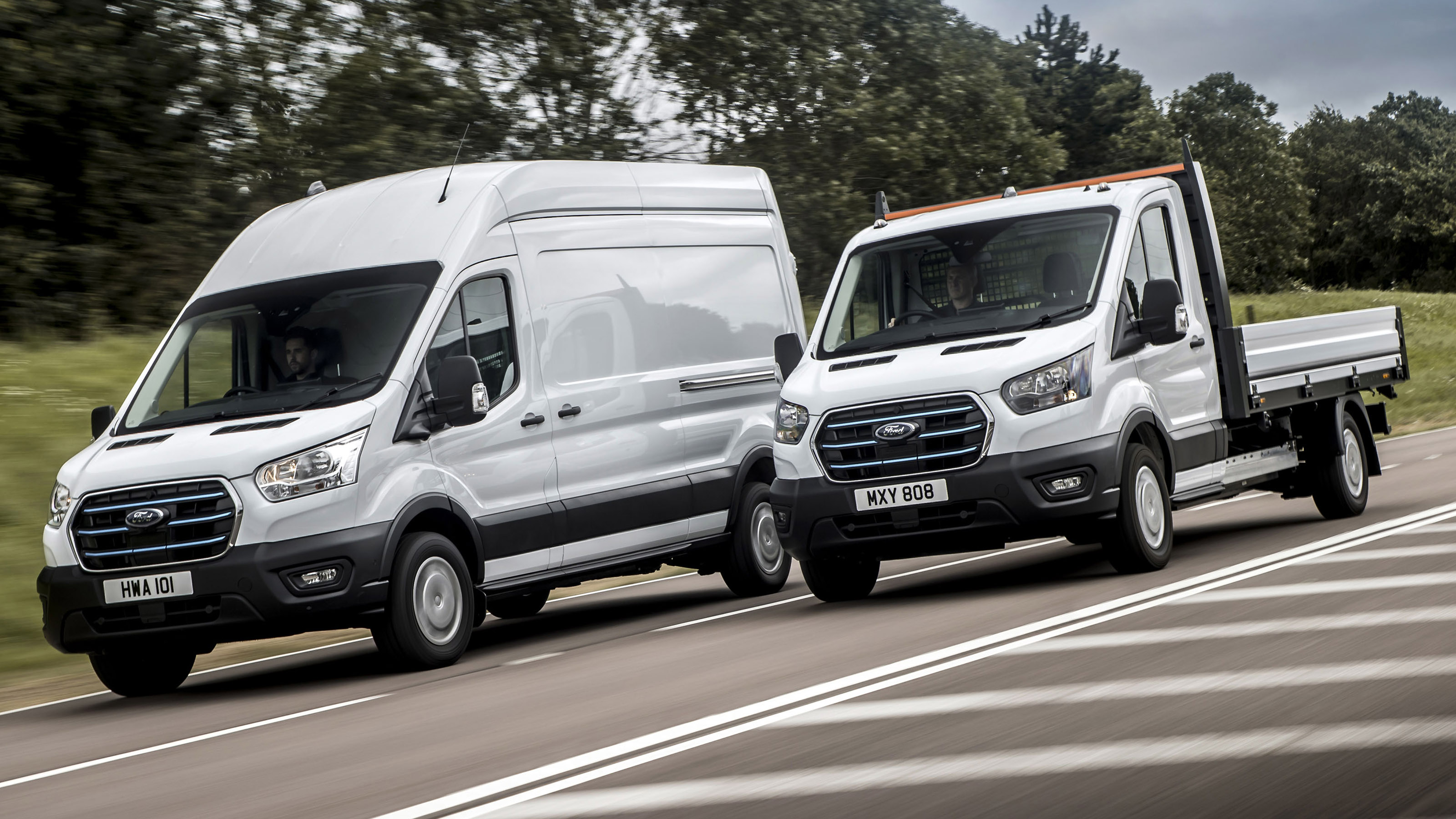 Ford E-Transit prototypes