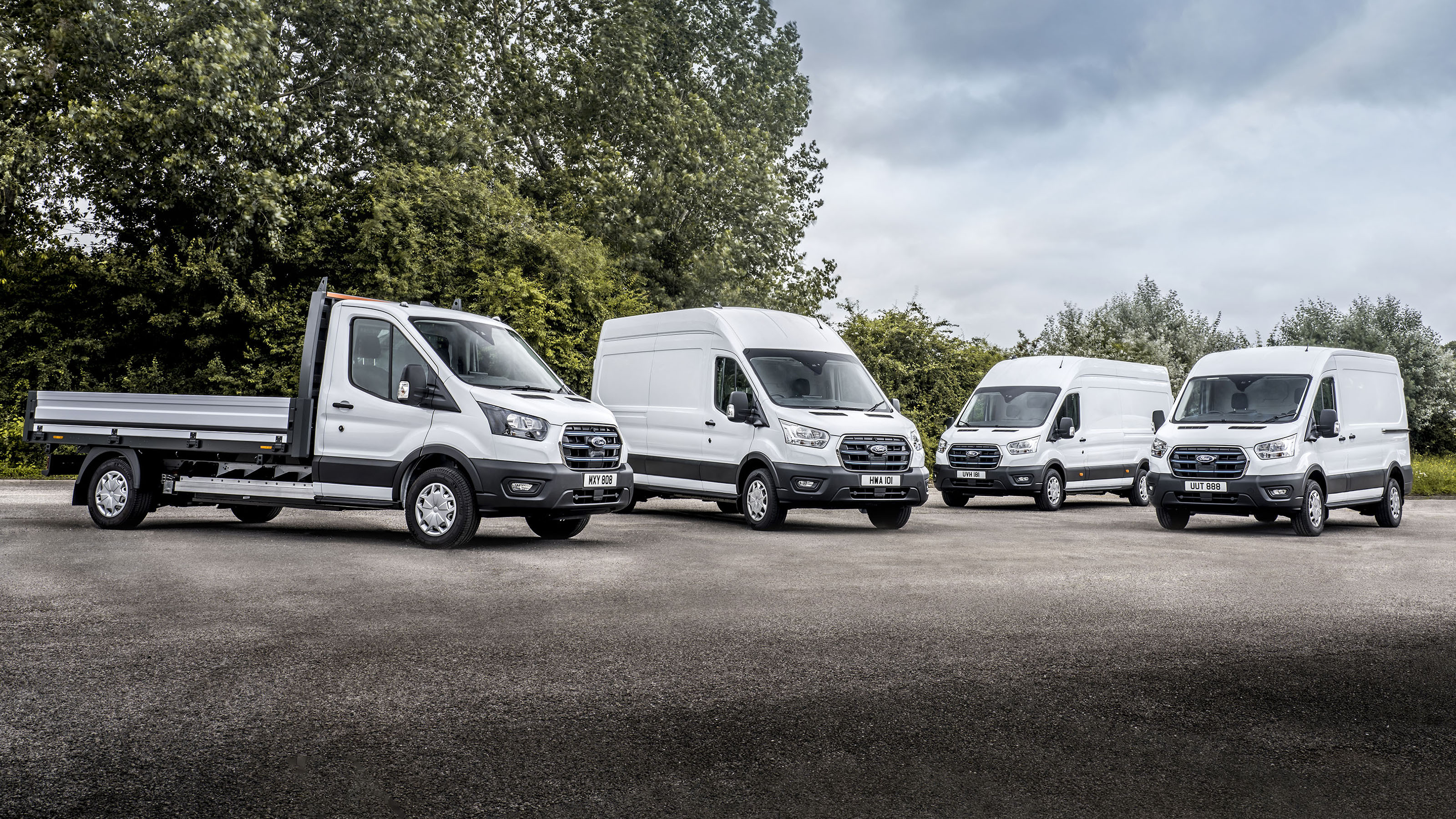 Ford E-Transit prototypes