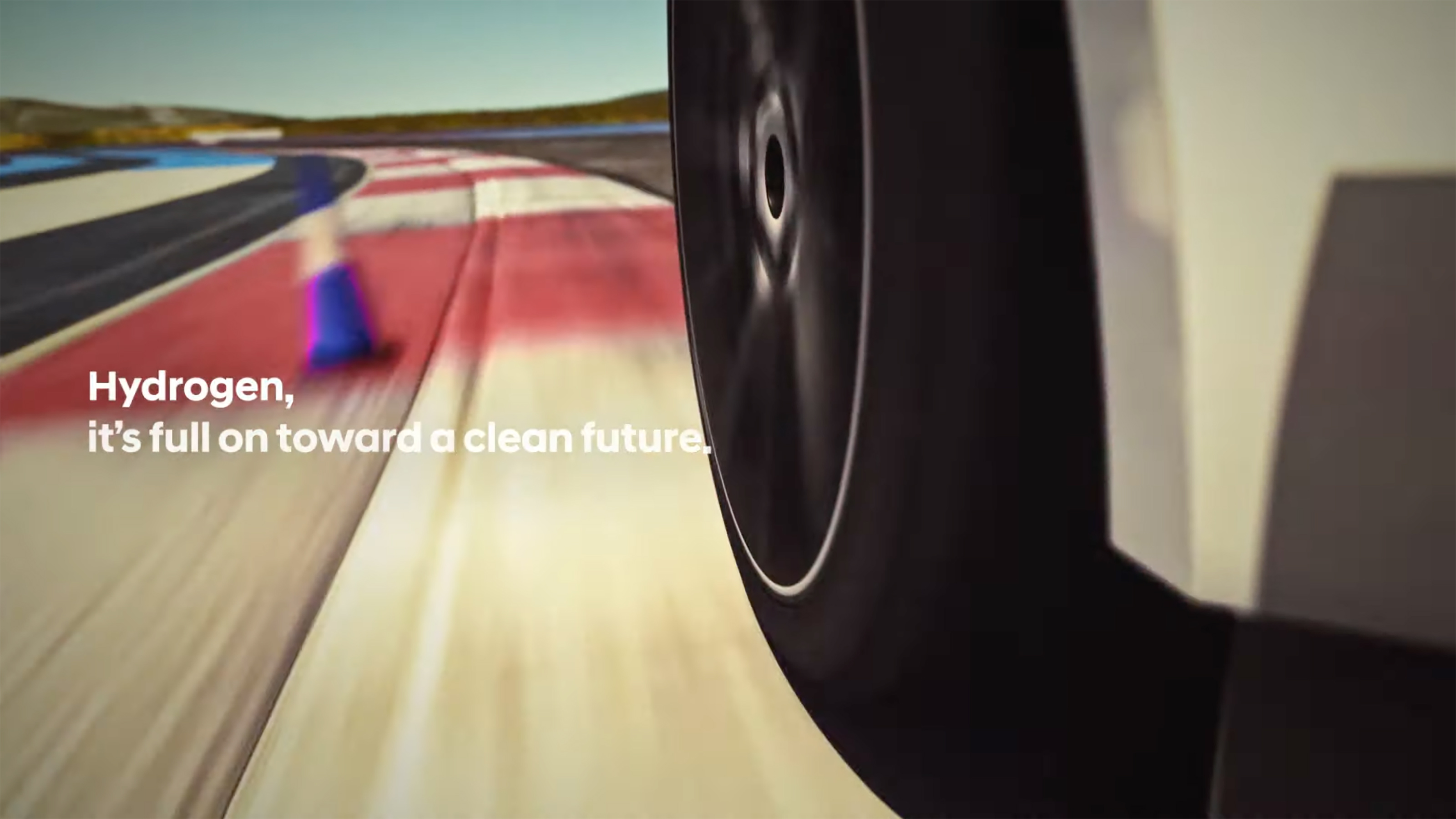 Hyundai hydrogen fuel-cell performance car teaser