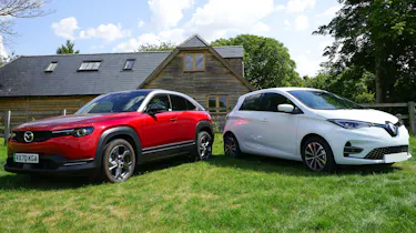Mazda MX-30 and Renault ZOE GT Line