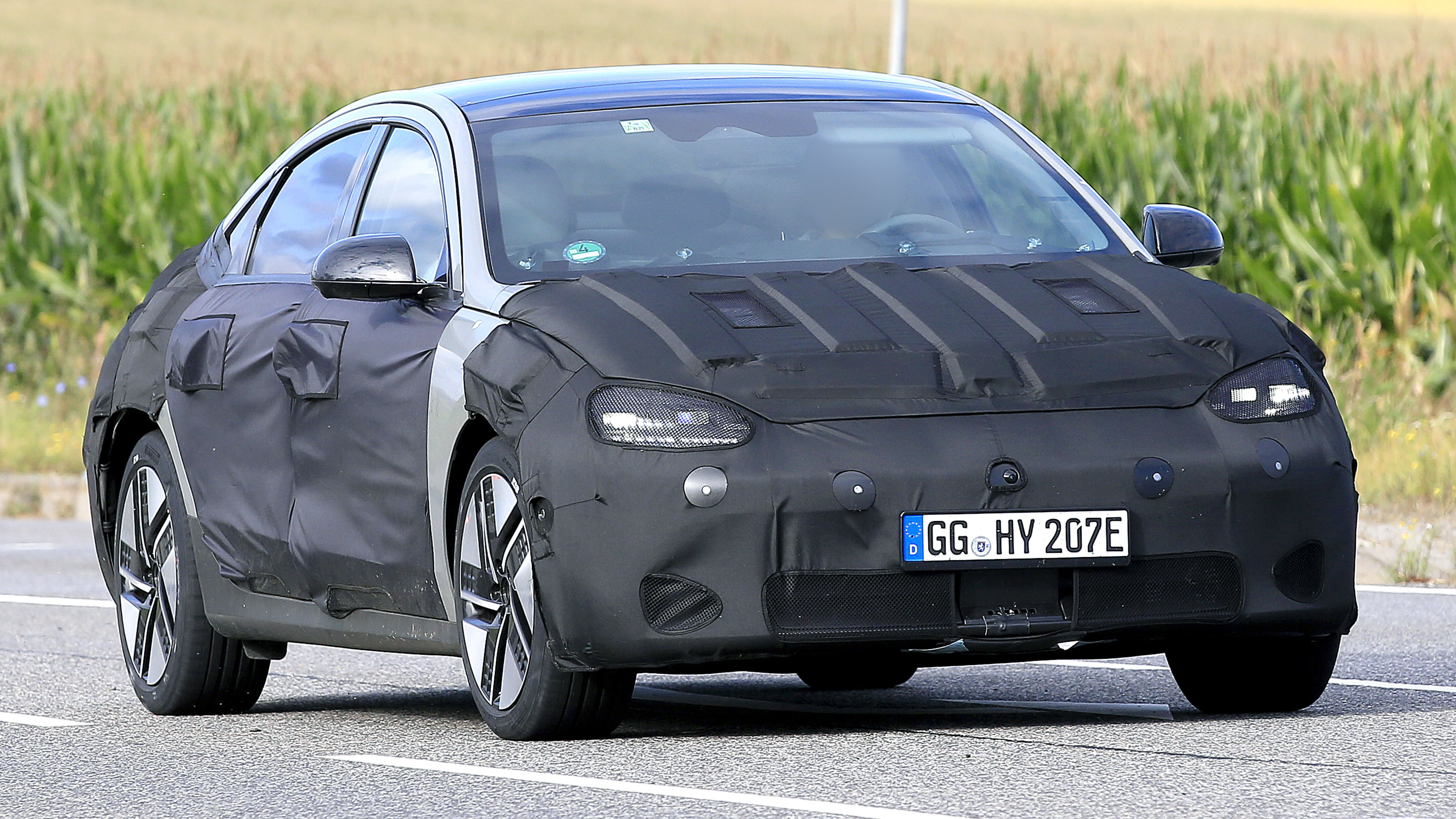 Hyundai Ioniq 6 spied testing