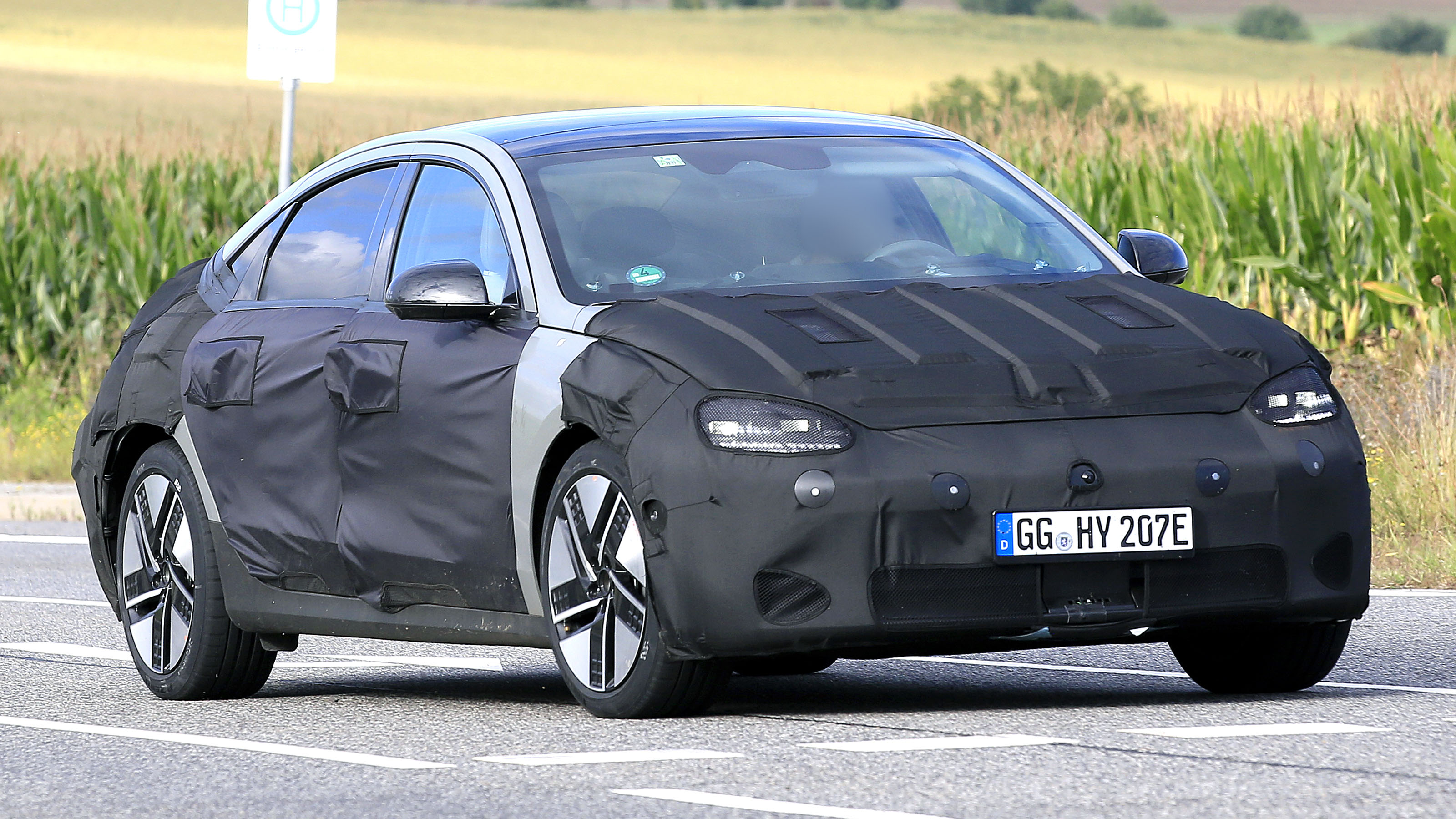 Hyundai Ioniq 6 spied testing