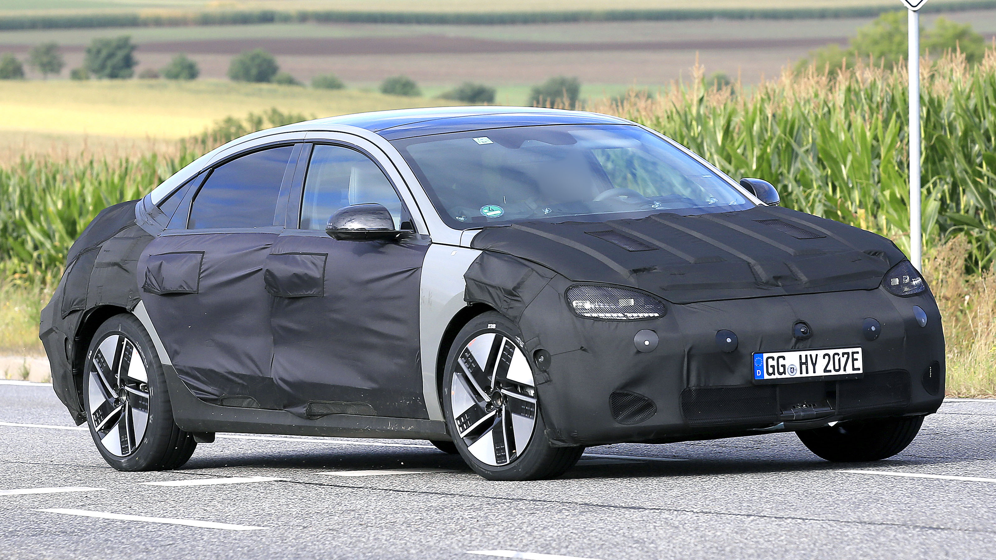 Hyundai Ioniq 6 spied testing