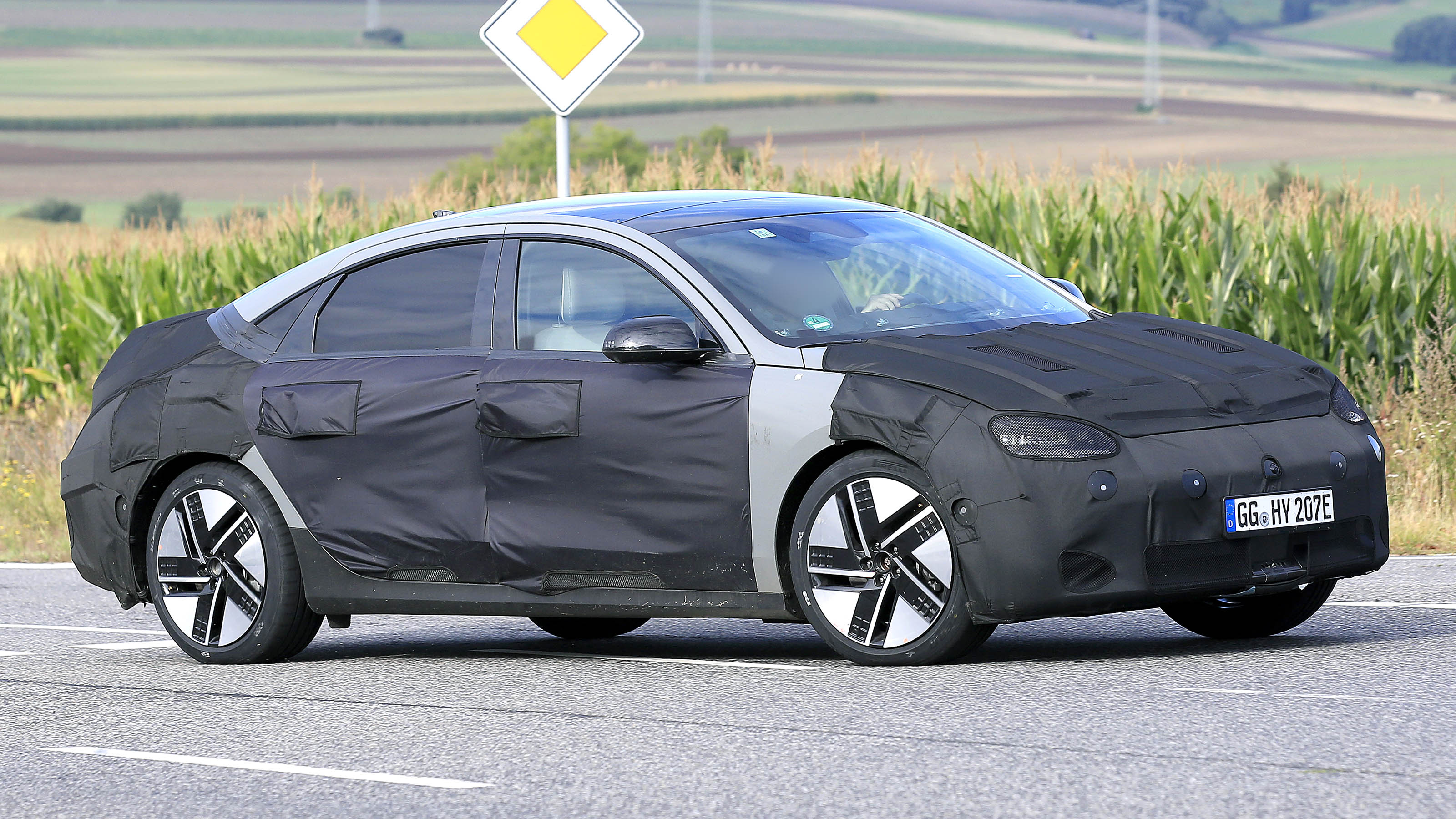 Hyundai Ioniq 6 spied testing