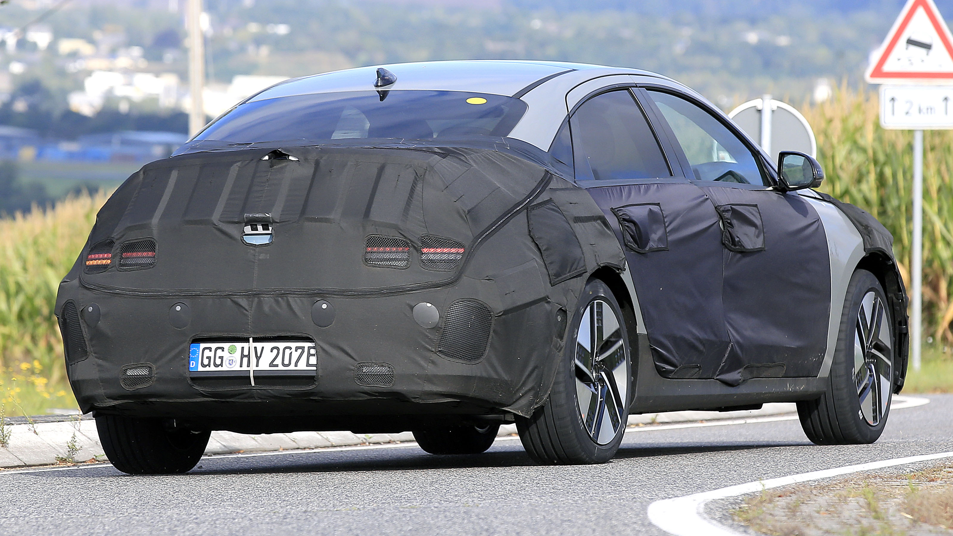 Hyundai Ioniq 6 spied testing