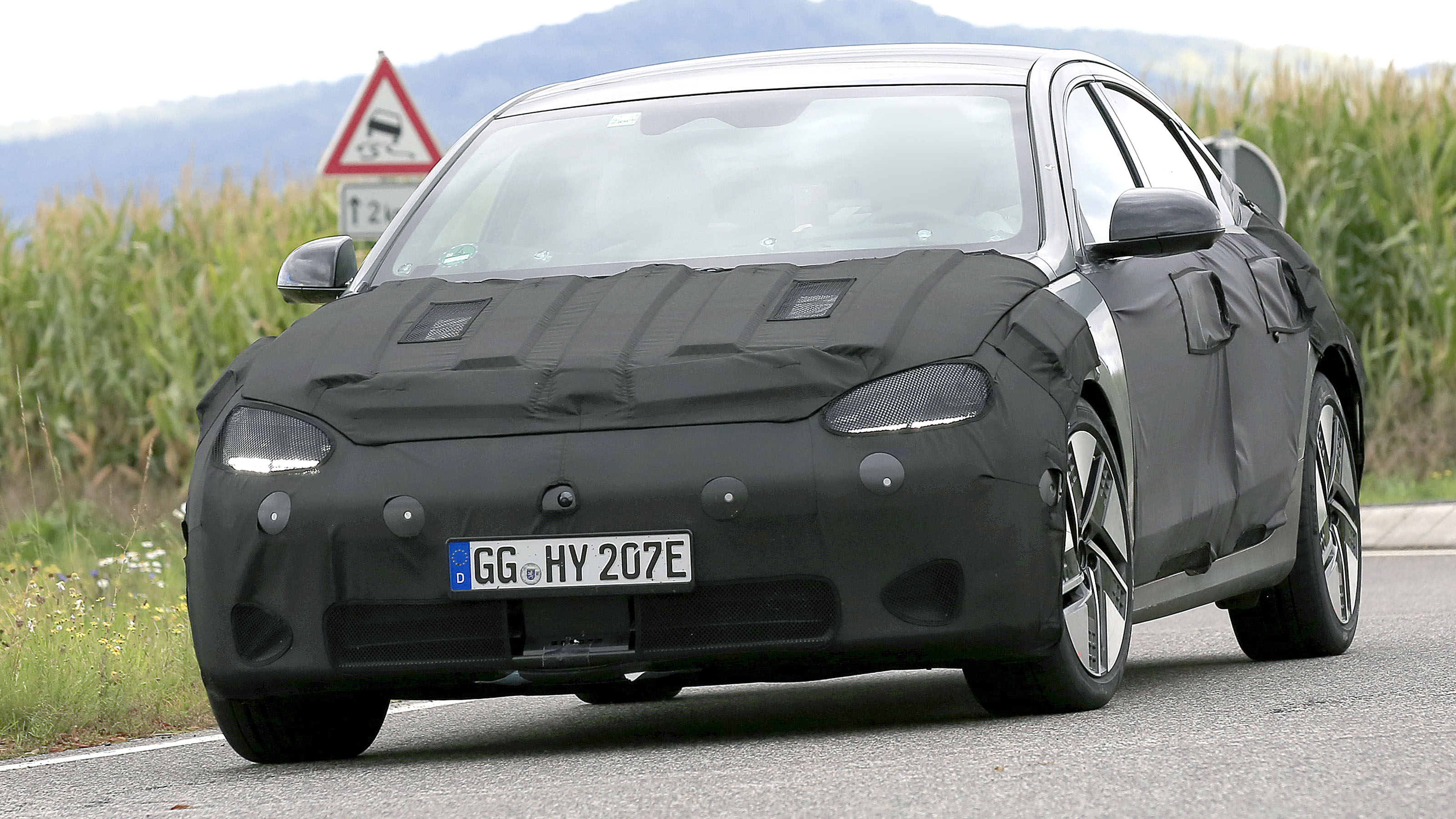 Hyundai Ioniq 6 spied testing