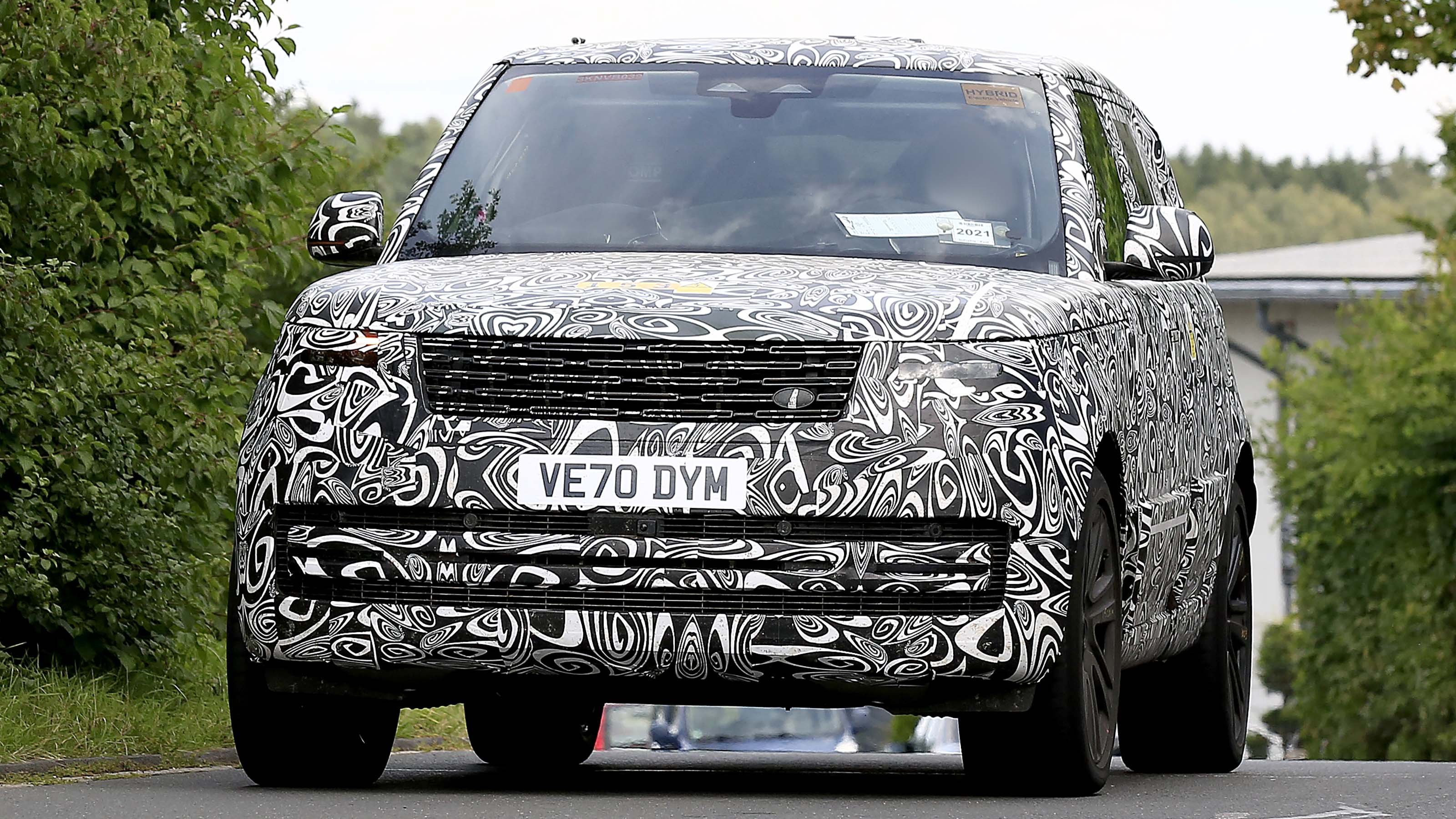 2022 Range Rover PHEV spied testing