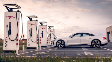 Audi e-tron GT IONITY charging-point