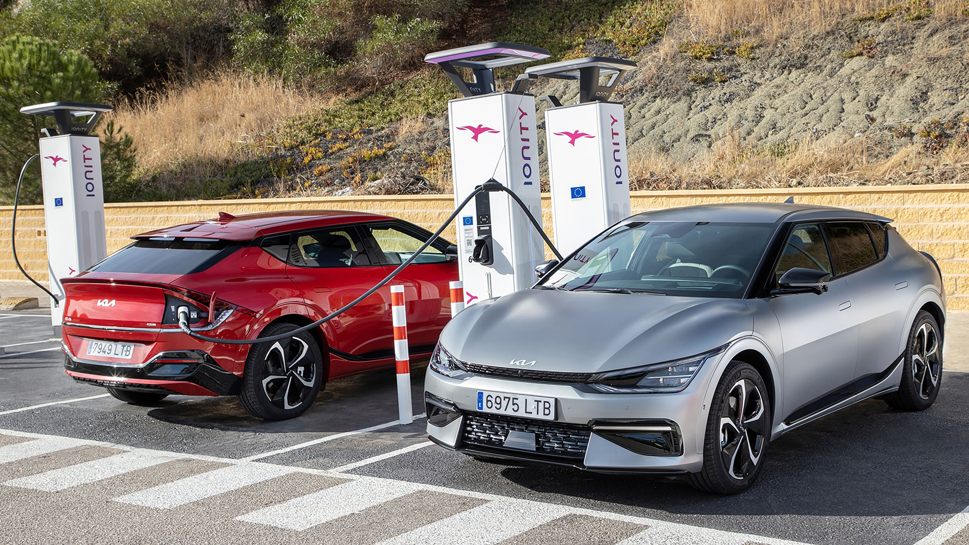 Kia EV6 IONITY charging