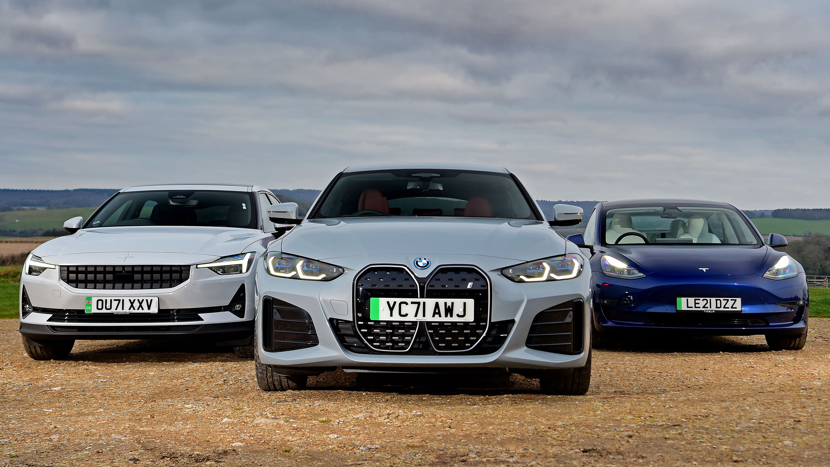BMW i4 vs Tesla Model 3 vs Polestar 2