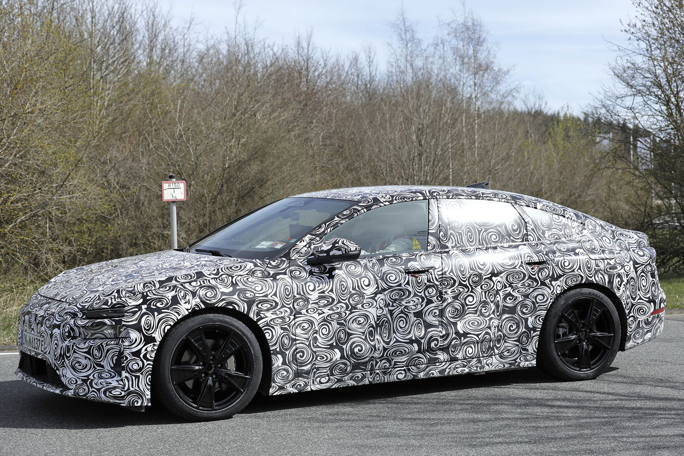 Audi A6 e-tron spy shots