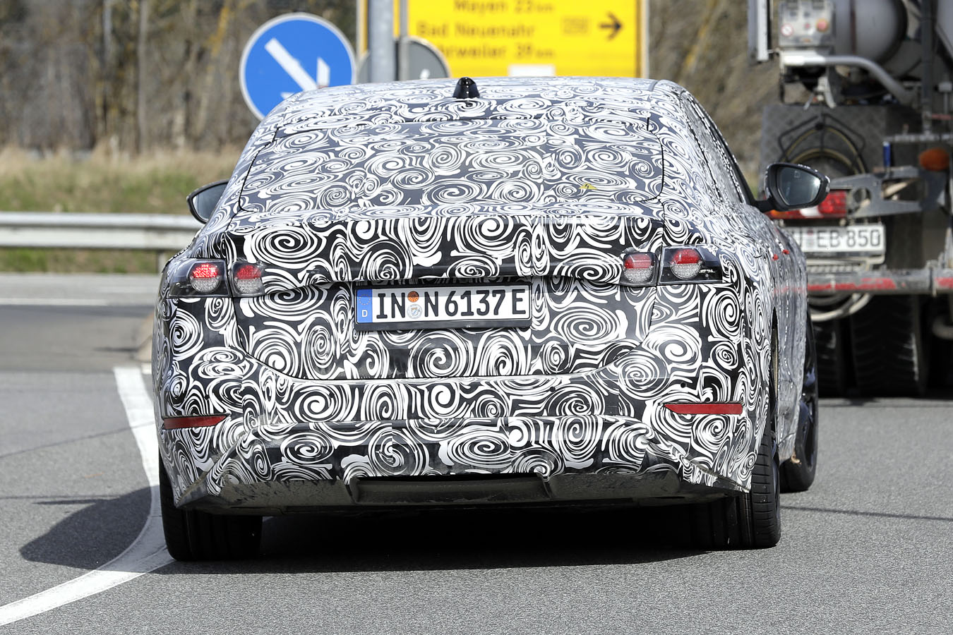 Audi A6 e-tron spy shots