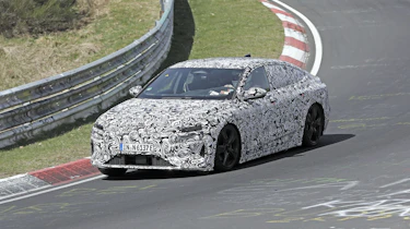 Audi A6 e-tron spy shots
