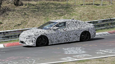 Audi A6 e-tron spy shots