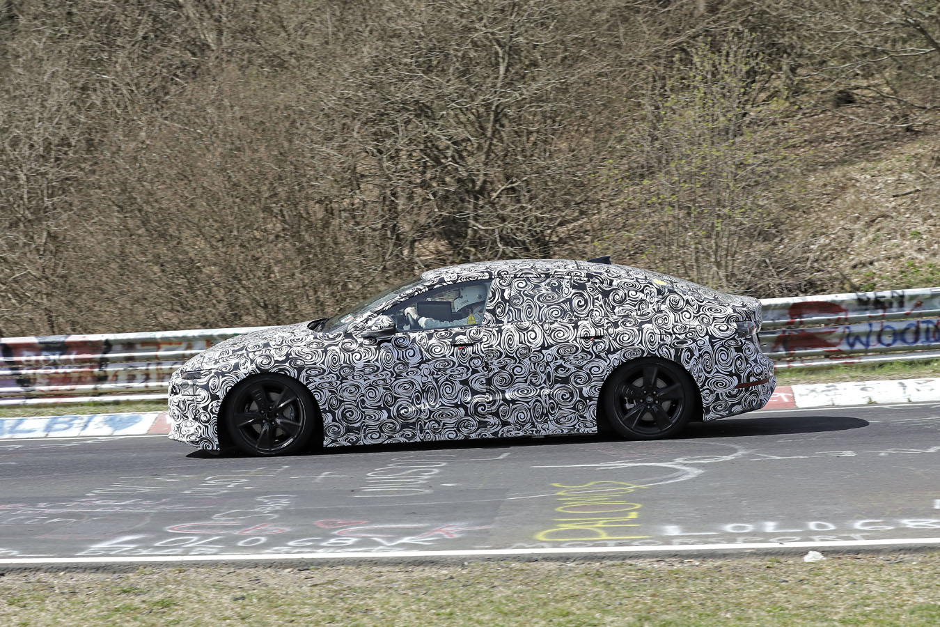 Audi A6 e-tron spy shots