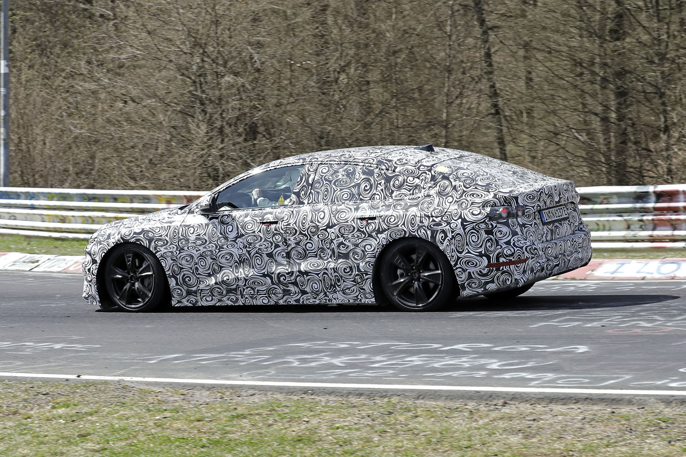 Audi A6 e-tron spy shots