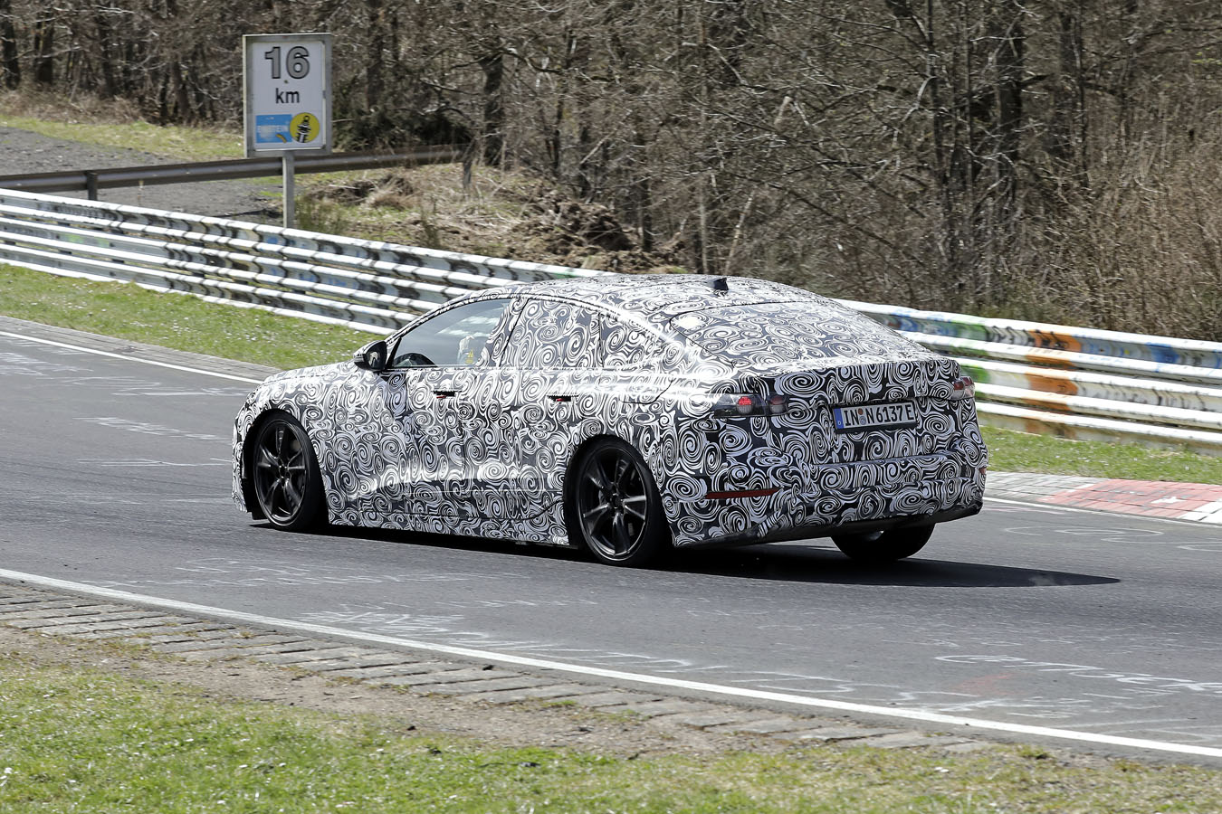 Audi A6 e-tron spy shots