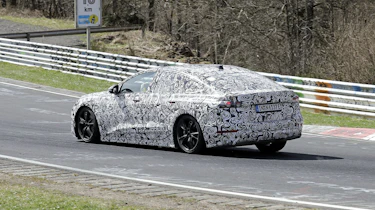 Audi A6 e-tron spy shots