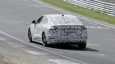 Audi A6 e-tron spy shots