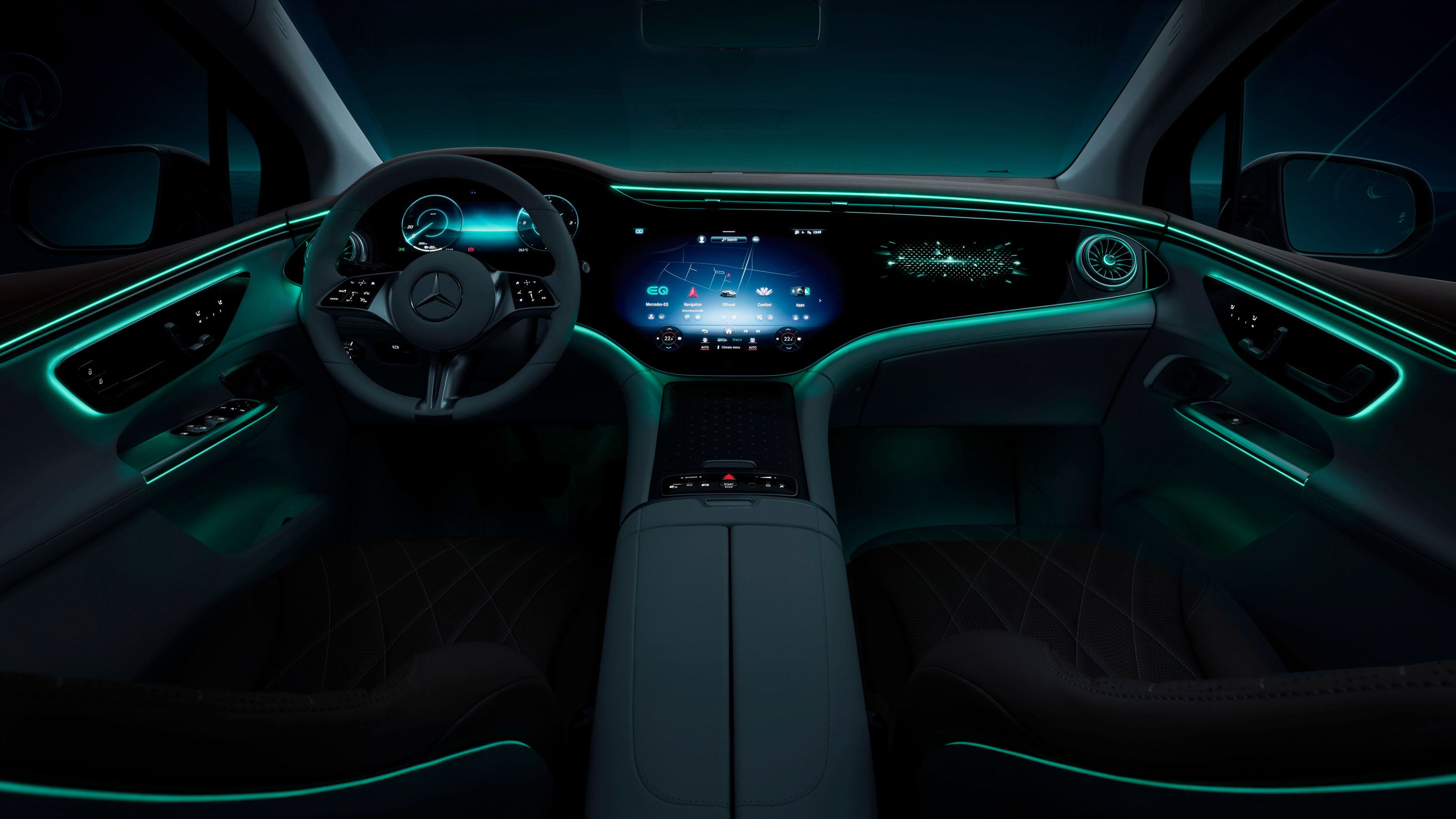 2022 Mercedes EQE SUV Interior 2