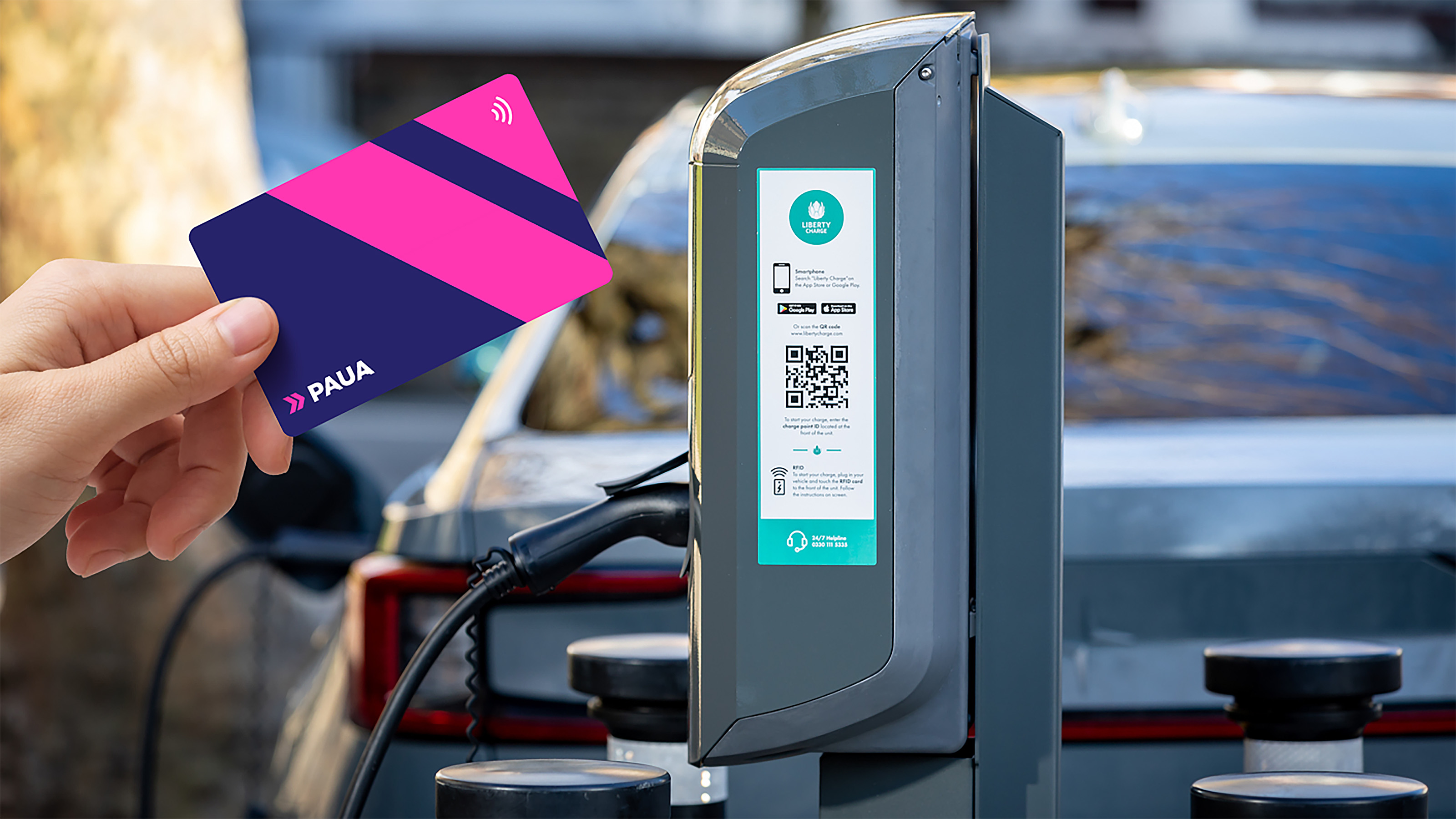 Paua electric fuel card