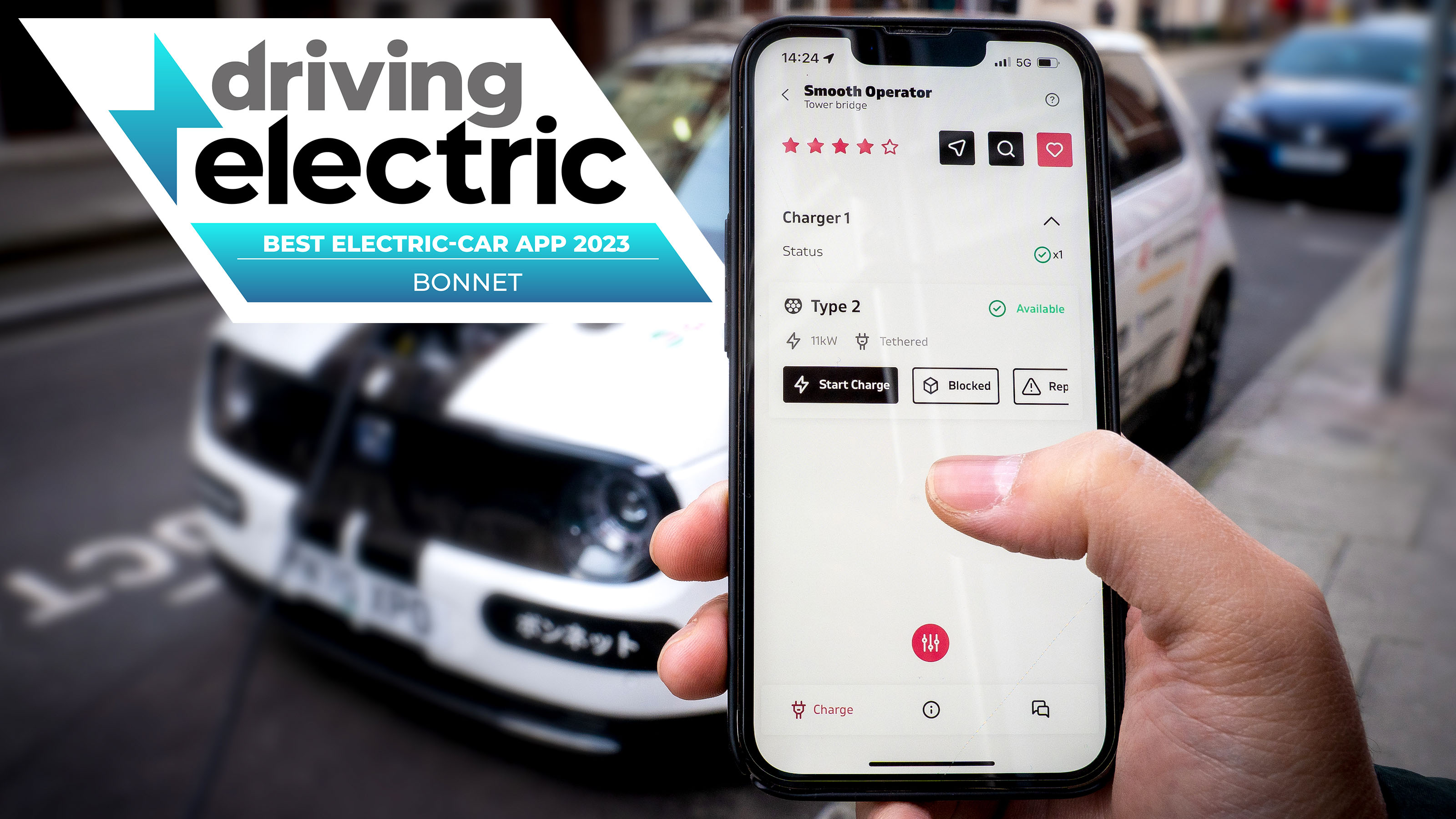 Bonnet charging app award