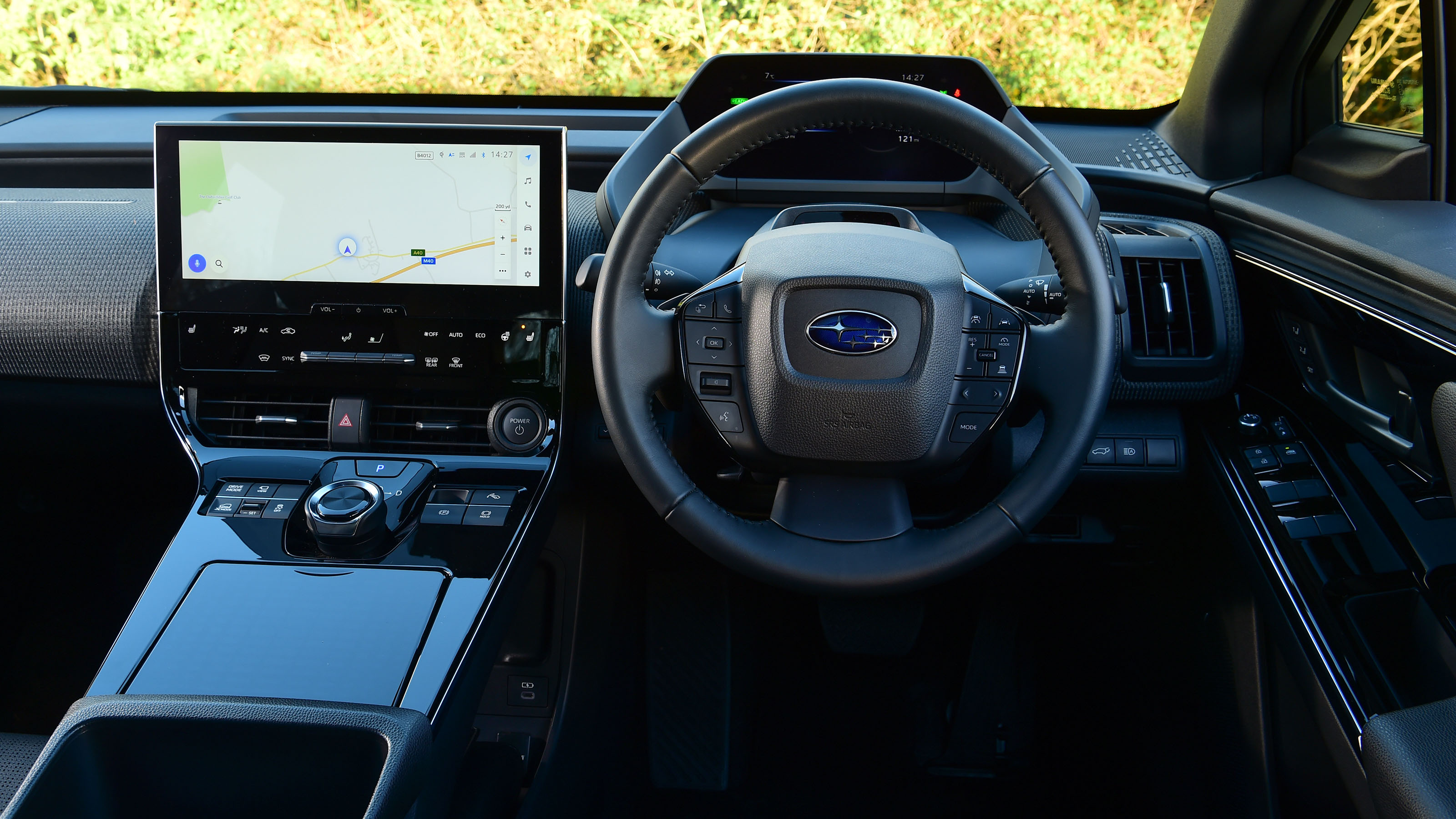 Subaru Solterra cockpit