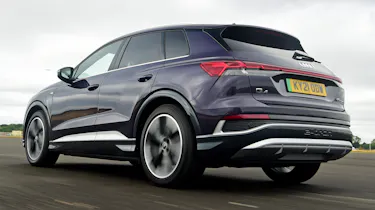 Audi Q4 50 e-tron quattro driving