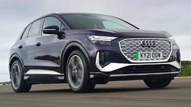 Audi Q4 50 e-tron quattro driving