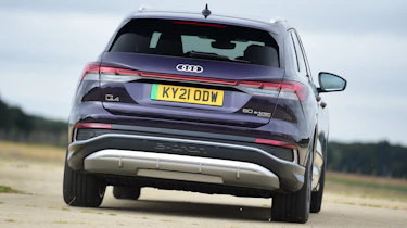 Audi Q4 50 e-tron quattro driving