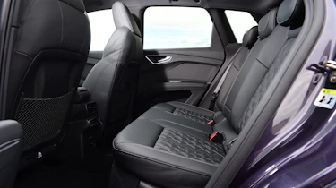 Audi Q4 50 e-tron quattro rear seats