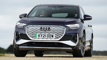 Audi Q4 50 e-tron quattro driving