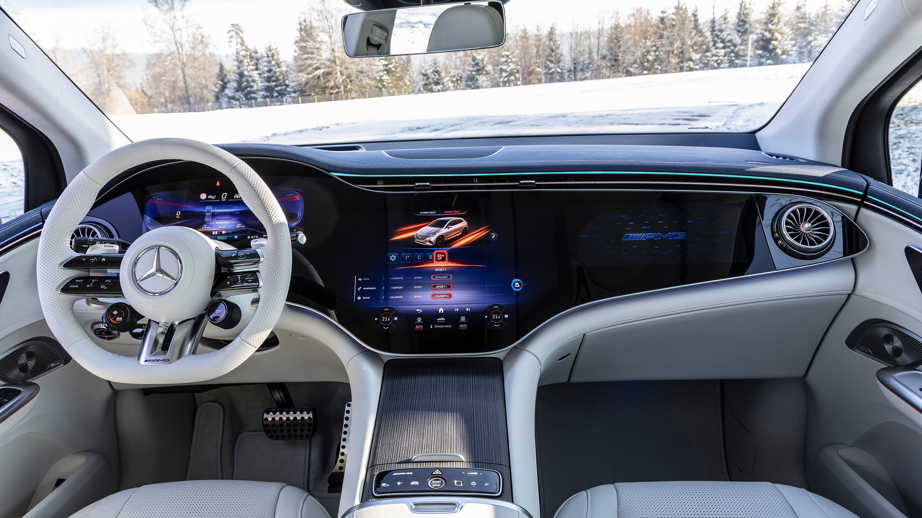Mercedes-AMG EQE SUV passenger ride