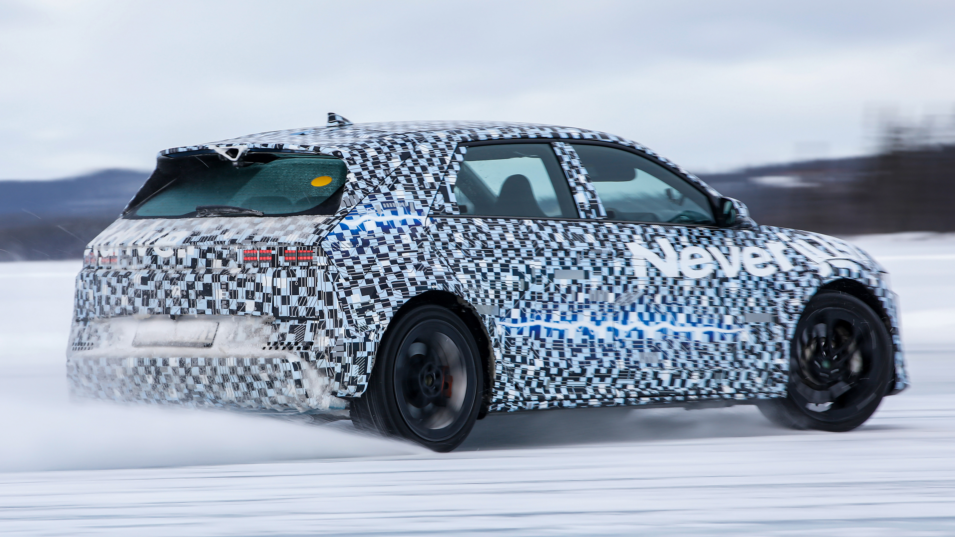 Hyundai Ioniq 5 N prototype - rear dynamic